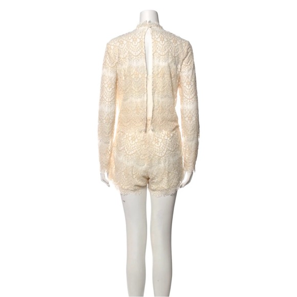 Saylor Cream Lace Romper - Picture 2 of 5